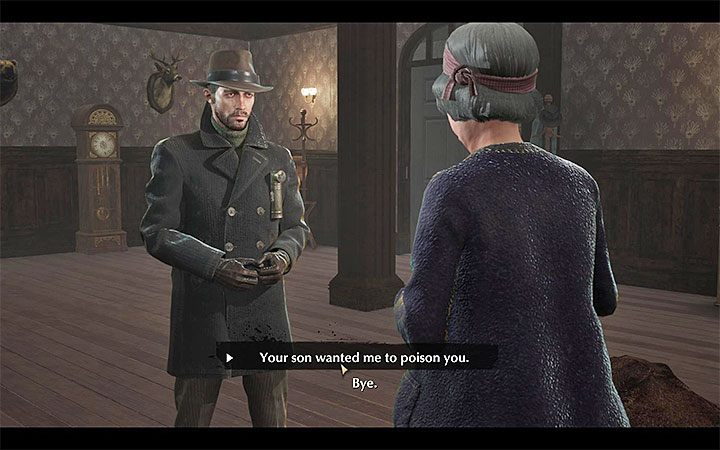 When you enter the house, find Agatha Pierce in the main room - Self-Defense | The Sinking City walkthrough - Main cases - The Sinking City Guide
