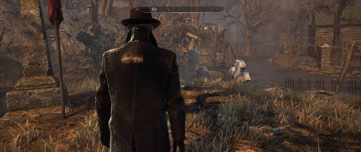 Go to the third open grave next to your quest commissioner - Rest in Peace | The Sinking City walkthrough - Side cases - The Sinking City Guide