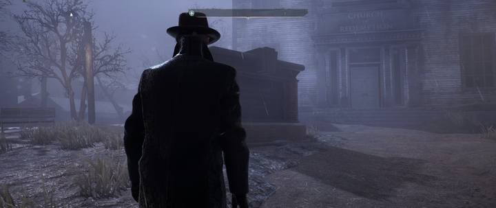 Board at the Redemption Church - Historical Heritage | The Sinking City walkthrough - Side cases - The Sinking City Guide