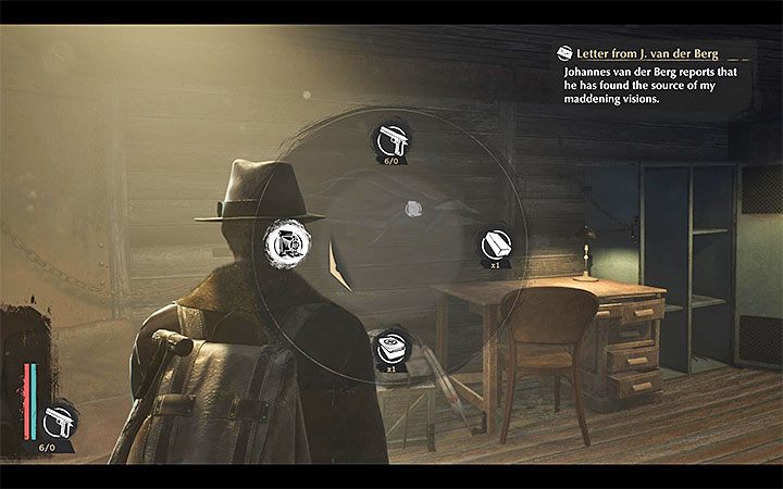 If you want to use the camera, hold down the item button (TAB in the PC version) - How to take photos in The Sinking City? - FAQ - The Sinking City Guide