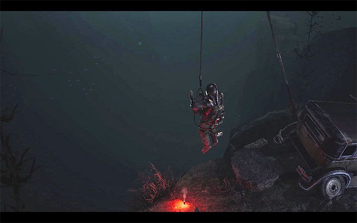 At some point in the story, the hero will be able to dive by wearing a diving suit - Can Reed swim in The Sinking City? - FAQ - The Sinking City Guide