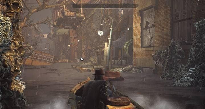 Entering the building from the water - Letters From Oakmont | The Sinking City walkthrough - Side cases - The Sinking City Guide