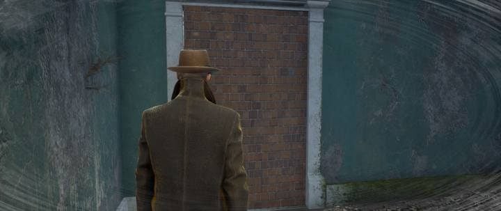 Use the Minds Eye on the wall to open a passage behind it. White circles around the edges of the screen inform you when to use this mechanic - Letters From Oakmont | The Sinking City walkthrough - Side cases - The Sinking City Guide