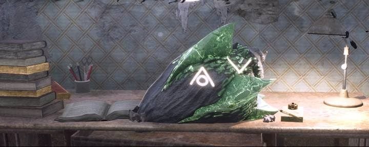 A shell - use the Minds Eye to examine it - Letters From Oakmont | The Sinking City walkthrough - Side cases - The Sinking City Guide