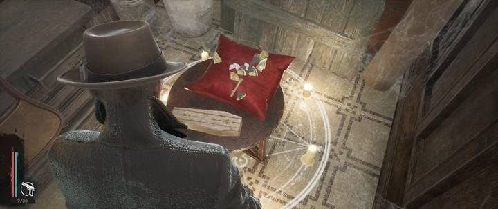 To complete the mission you must first destroy the mirror in the hidden room on the ground floor (with a brick or a gunshot) - On the other side of the mirror | The Sinking City walkthrough - Side cases - The Sinking City Guide