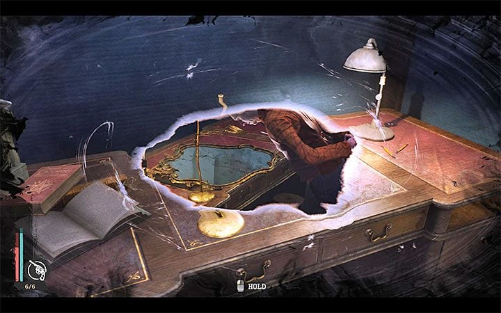 2) Use Minds Eye - The opportunity to use this gadget may appear during a simple exploration of the area - Conduct of investigations in The Sinking City - Basics - The Sinking City Guide