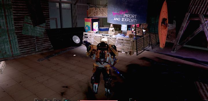 A merchant at Jericho Seaside Court, Molly Fox, will ask you to find a guy - she owes him money - A Simple Favor | Side mission in The Surge 2 - Side quests - The Surge 2 Guide