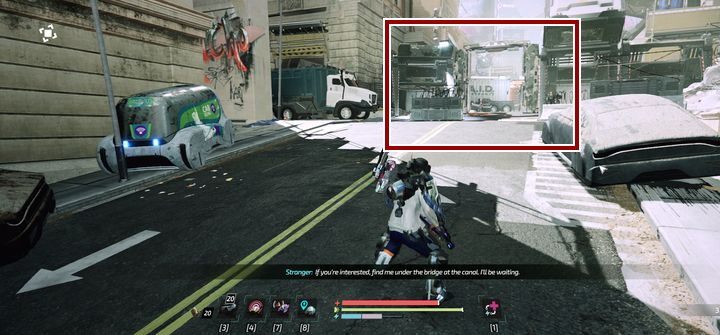 The first mission will begin in Port Nixon just after you defeat Little Johnny the boss - The Witness in The Surge 2 | Side mission in The Surge 2 - Side quests - The Surge 2 Guide