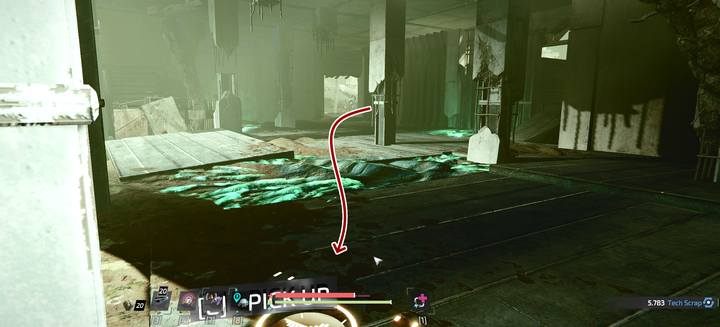 The audiolog is located on the ground floor of the building next to the arena - Port Nixon | Audiologs in The Surge 2 - Audiologs - The Surge 2 Guide