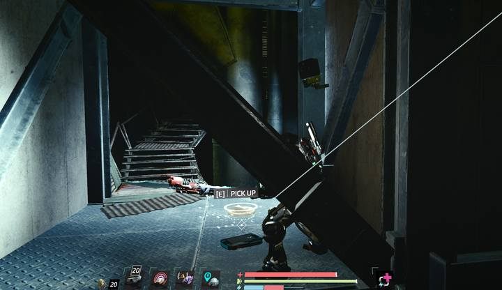 On your way to the Little Johnny boss arena use a shortcut under the bridge (Terminal Z Outer Court) - Port Nixon | Audiologs in The Surge 2 - Audiologs - The Surge 2 Guide