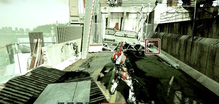 You can also get here from Port Nixon using a rope or at an earlier stage of the game, defeating two soldiers on the highway - Port Nixon | Audiologs in The Surge 2 - Audiologs - The Surge 2 Guide