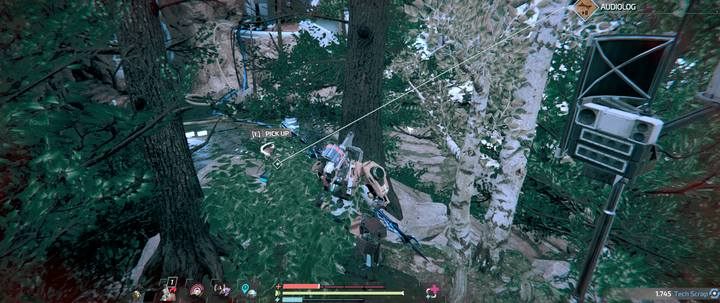 On the hill, behind the Hawke base, near the Cougar Trail - Gideons Rock | Audiologs in The Surge 2 - Audiologs - The Surge 2 Guide