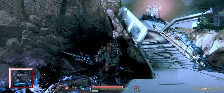 On the way to the first repeller on the Cougar Trail - Gideons Rock | Audiologs in The Surge 2 - Audiologs - The Surge 2 Guide