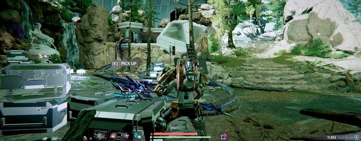 On the square, behind the Hawke base, on one of the tables, its hard to miss - Gideons Rock | Audiologs in The Surge 2 - Audiologs - The Surge 2 Guide