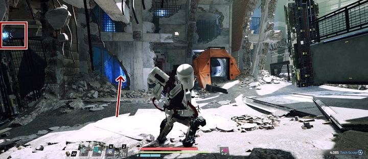 Behind the second gate, deactivate the door lock again, then use the left passage to avoid one of your opponents which stands on your way - A. I. D Command - The Lost Child | The Surge 2 Walkthrough - Main story - The Surge 2 Guide