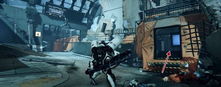 At this point, cross the gate to the street - A. I. D Command - The Lost Child | The Surge 2 Walkthrough - Main story - The Surge 2 Guide