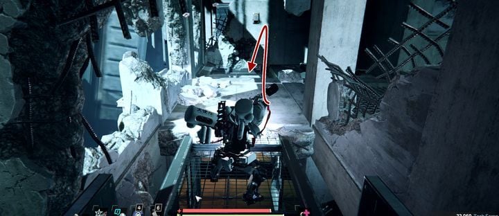 After passing through the hotel and defeating numerous enemies in the control room, go upstairs using a magnetic lift - A.I.D Command | Audiologs in The Surge 2 - Audiologs - The Surge 2 Guide