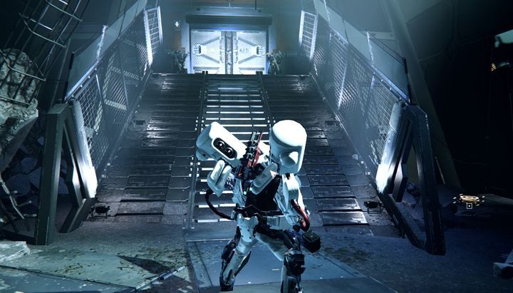 Entrance to the boss arena - A.I.D Command | Audiologs in The Surge 2 - Audiologs - The Surge 2 Guide