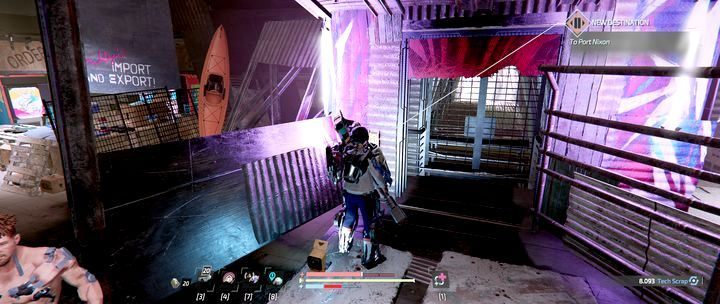 Talk to Eli on the top floor of the room - Jericho Seaside Court | The Surge 2 Walkthrough - Main story - The Surge 2 Guide