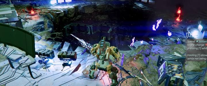 After activating all repellers, return to Hawke (and deposit tech scrap) - Gideons Rock - The Three Towers | The Surge 2 Walkthrough - Main story - The Surge 2 Guide