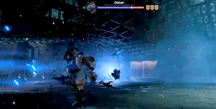 In the second stage of the battle, the boss takes on the form of shadows which you have already encountered before - Gideons Rock - The Three Towers | The Surge 2 Walkthrough - Main story - The Surge 2 Guide