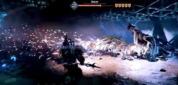 Take advantage of the moment when the boss starts to attack you. At this moment you will be able to deal a fast and strong combo before he continues his offensive. You can easily complete this stage without losing your health. - Gideons Rock - The Three Towers | The Surge 2 Walkthrough - Main story - The Surge 2 Guide