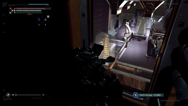 If you use it, you will end up in the location presented in the screenshot - Research Zone | The Surge Walkthrough - Walkthrough - The Surge Game Guide