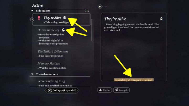 2 - The Thaumaturge: Can you fail a quest? - The Thaumaturge: FAQ - The Thaumaturge Guide