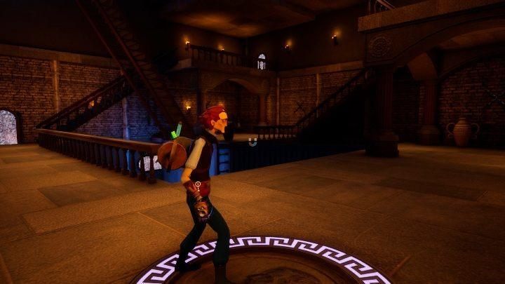 First you have to leave the shadow on the button at the bottom, then quickly run up to the first floor and jump to the next staircase - Solution to riddles in second location | The Watchmaker - Part 2 - The Watchmaker Game Guide