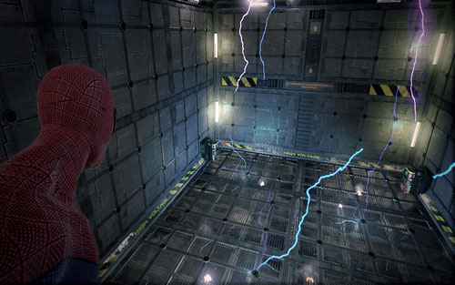 Your mission is destroying the four generators standing near each other - Chapter 07 - Spidey to the Rescue - Walkthrough - The Amazing Spider-Man - Game Guide and Walkthrough