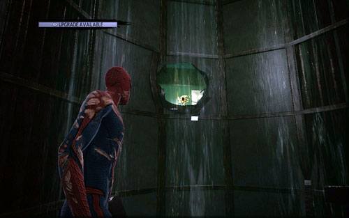 It will lead you to a small room from which you will be able to head into another tunnel - Chapter 07 - Spidey to the Rescue - Walkthrough - The Amazing Spider-Man - Game Guide and Walkthrough