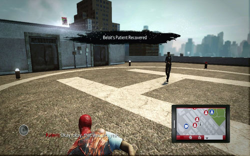 When you do, the place where you need to take him will be marked on the map - List of missions - Challenges - The Amazing Spider-Man - Game Guide and Walkthrough