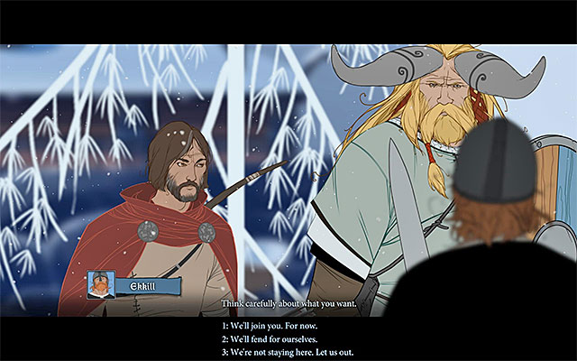 Meeting with Ekkill is only one of the alternatives - The more important decisions | Lists - Lists - The Banner Saga Game Guide
