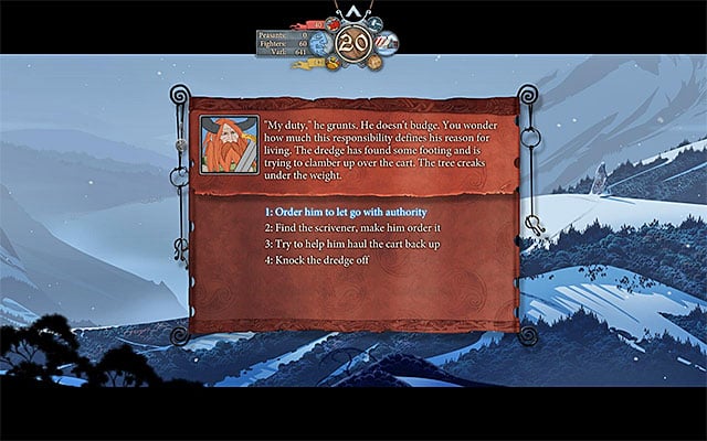 You need to react in the right way, if you want Gunnulf to survive - The more important decisions | Lists - Lists - The Banner Saga Game Guide