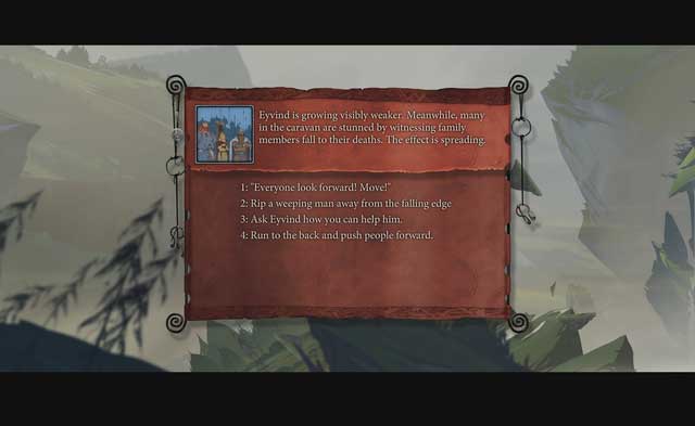 Again - allow Eyvind to focus and decide yourself what to do next - Journey to Ormsdalr | Chapter 8 - Chapter 8 - The Banner Saga 2 Game Guide