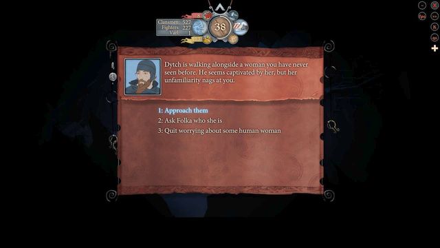 Dytch is new to the caravan. - The underground journey | Chapter 11 - Chapter 11 - The Banner Saga 2 Game Guide