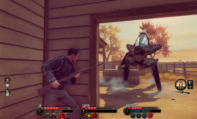 Better hide when Sectopod arrives. - Operation: Guardian - Walkthrough - The Bureau: XCOM Declassified - Game Guide and Walkthrough