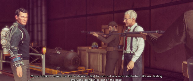 Very unpleasant surprise. - Base Visit III - Walkthrough - The Bureau: XCOM Declassified - Game Guide and Walkthrough