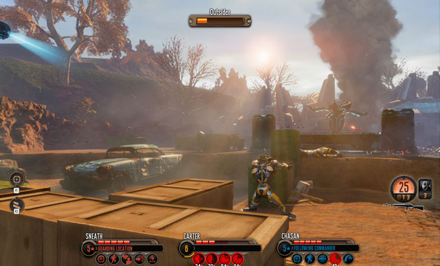 At the end of encounter, youll have to use a conventional weapons. - Operation: Hawkeye - Walkthrough - The Bureau: XCOM Declassified - Game Guide and Walkthrough