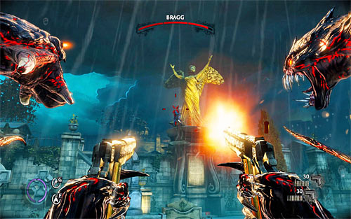 Start attacking Bragg - Saying Goodbye - p. 1 - Walkthrough - The Darkness II - Game Guide and Walkthrough