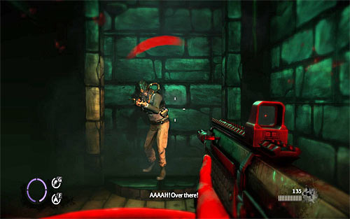 It is not accident that the game has left you with a possibility of using firearms, because flashbacks interlace present events - Fun and Games - p. 4 - Walkthrough - The Darkness II - Game Guide and Walkthrough