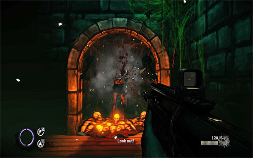 A second opponent will appear behind the thorn apart body - Fun and Games - p. 4 - Walkthrough - The Darkness II - Game Guide and Walkthrough