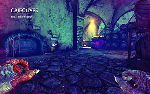 You can now go towards two previously mentioned guards, standing in the illuminated place - Rat in a Maze - p. 1 - Walkthrough - The Darkness II - Game Guide and Walkthrough