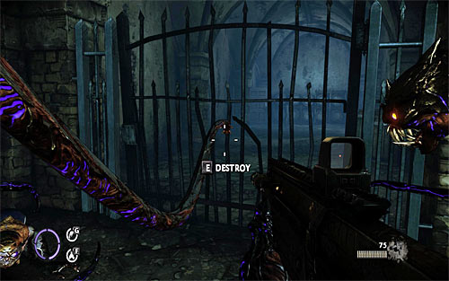 Replenish your ammo and look around from the exit from the cellar, located in one of the corners - Rat in a Maze - p. 3 - Walkthrough - The Darkness II - Game Guide and Walkthrough