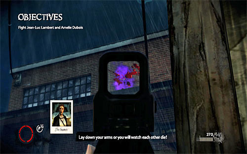 To complete this chapter you have to defeat two bosses - Amelie and Jean-Luc - Vendettas campaign - hints - p. 2 - Vendettas - The Darkness II - Game Guide and Walkthrough