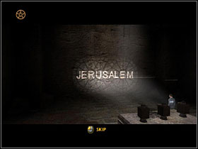 Move one of the stone tombs (yeah, this games ridiculous) to reveal yet another puzzle - Saint Sulpice - Walkthrough - The Da Vinci Code Game Guide & Walkthrough