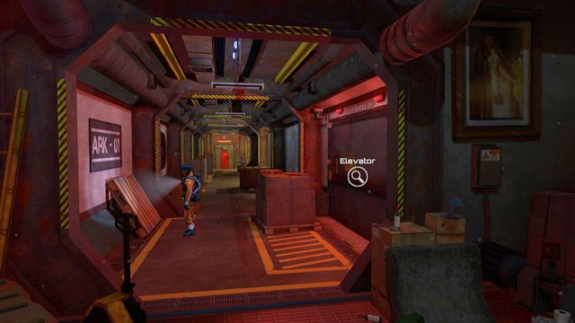 After you access the ARKs main part, follow the corridor all the way to the end, where you will find a red door - Chapter 2 - Walkthrough - The Descendant - Game Guide and Walkthrough