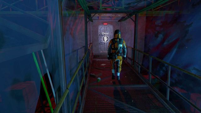 After you walk into the next section, approach the next door - Chapter 2 - Walkthrough - The Descendant - Game Guide and Walkthrough