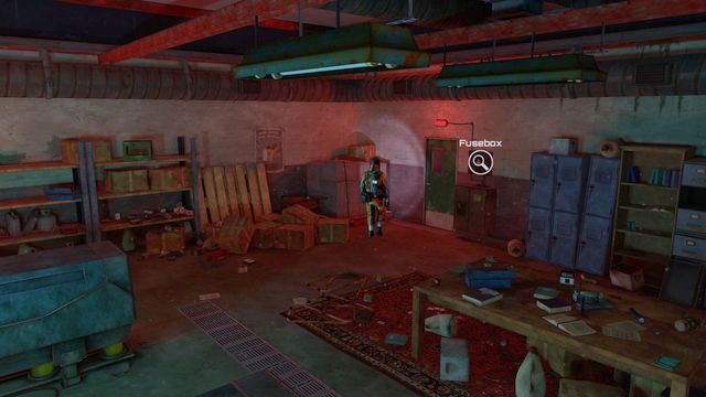 First, approach the fuse box next to the main door - Chapter 4 - Walkthrough - The Descendant - Game Guide and Walkthrough
