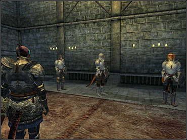 Drink the potion, and you will be automatically transported to the battle site - Oblivion: Infiltration - Fighters Guild - The Elder Scrolls IV: Oblivion Game Guide & Walkthrough